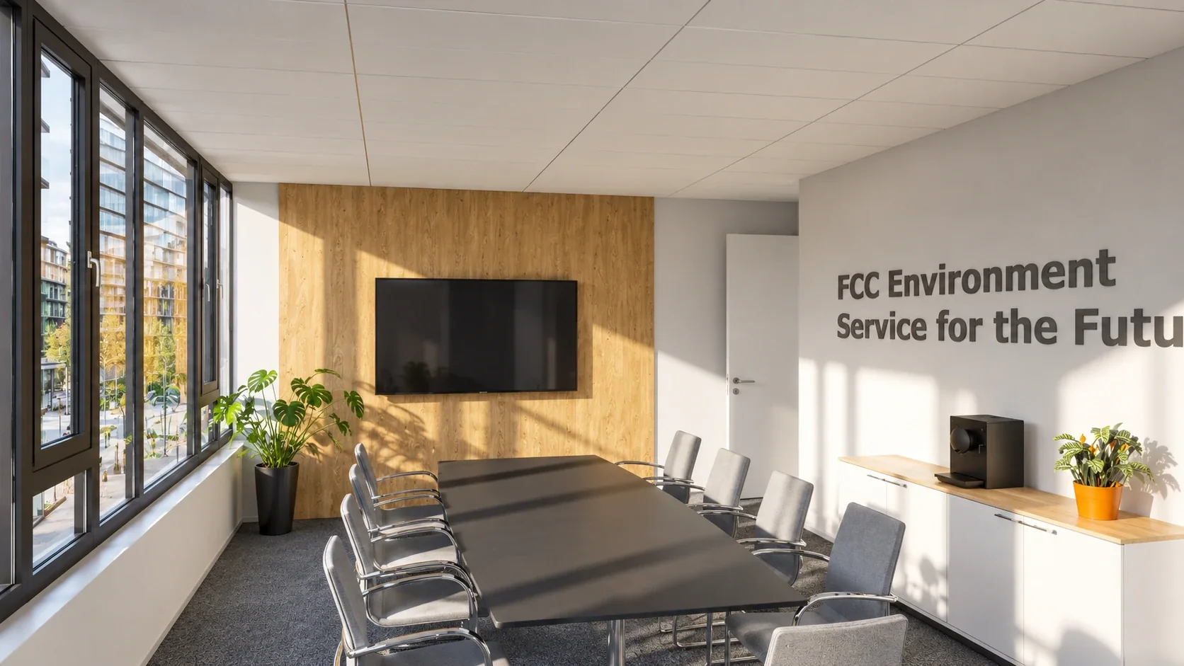 FCC Austria &middot; Fotorealistische Visualisierung &middot; Die Marke bleibt sichtbar.