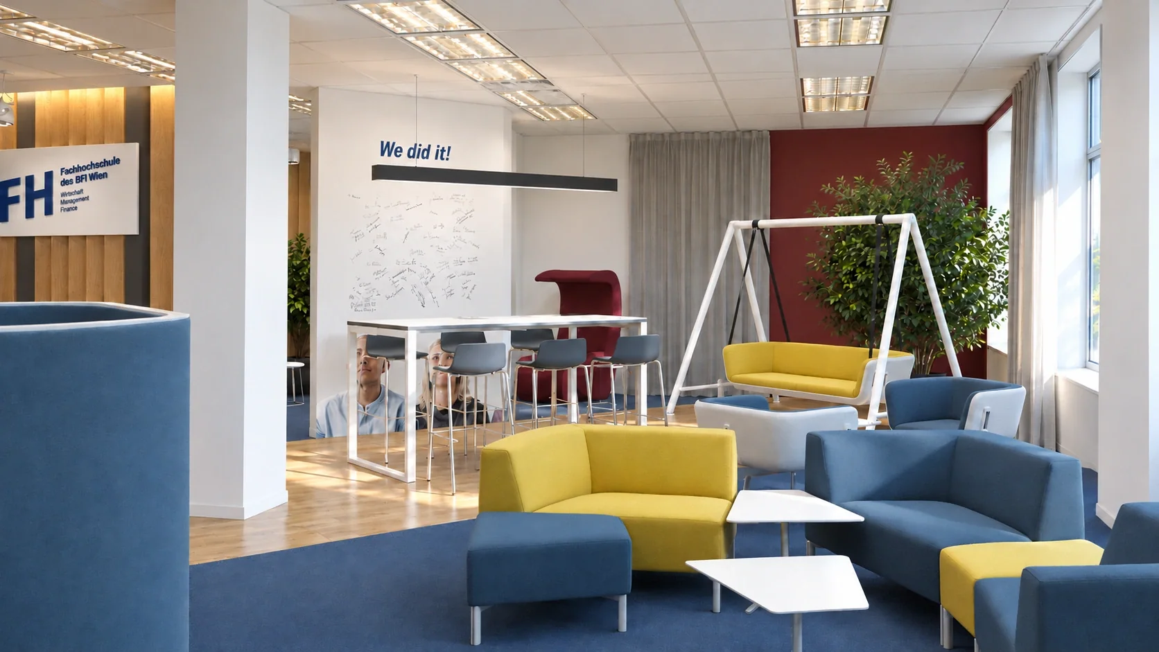 FH BFI Wien &ndash; Funktionales Design f&uuml;r eine moderne Lernumgebung &ndash; Ansicht 3