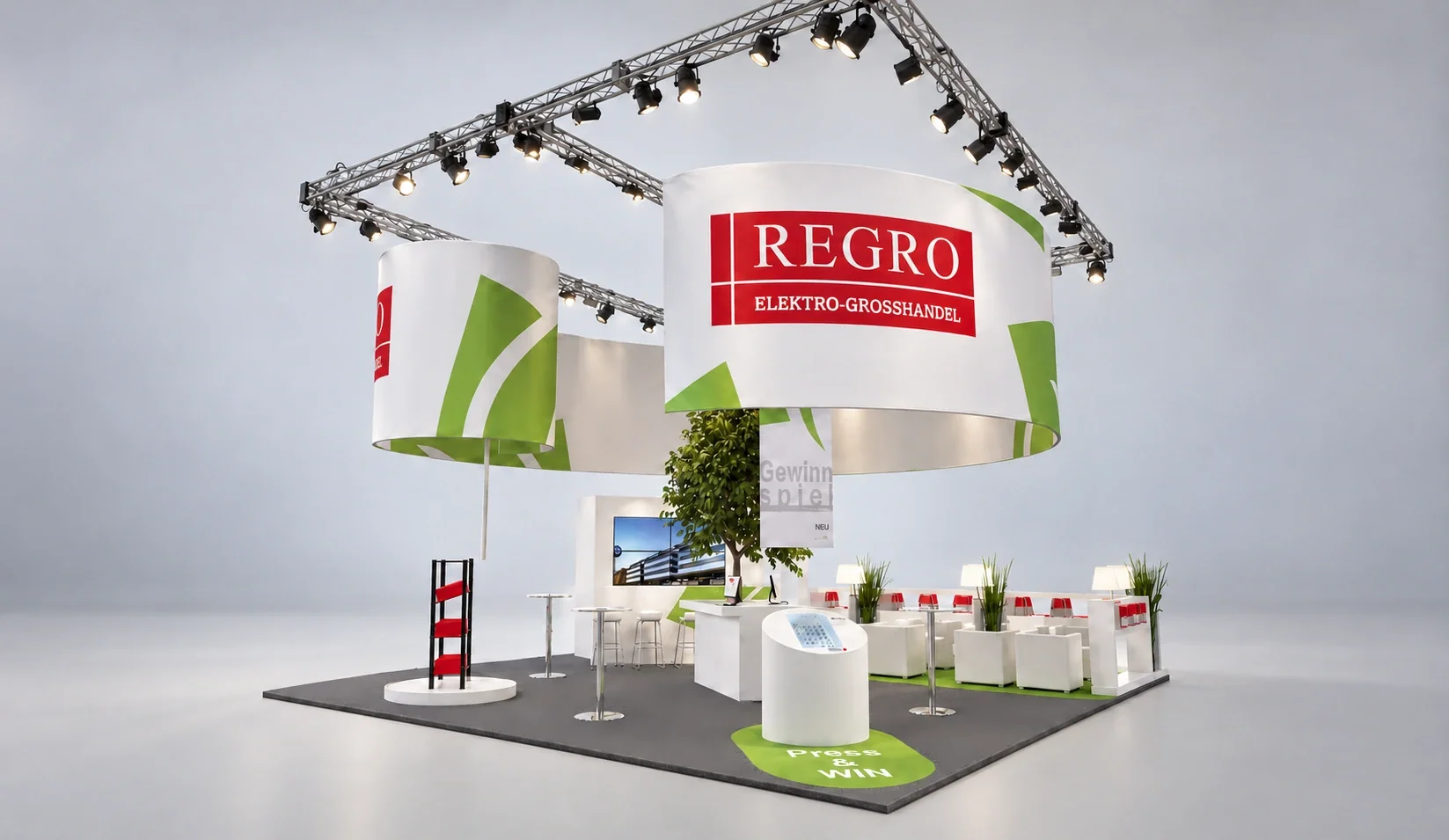 Regro &middot; Messestand &ndash; Ansicht 1