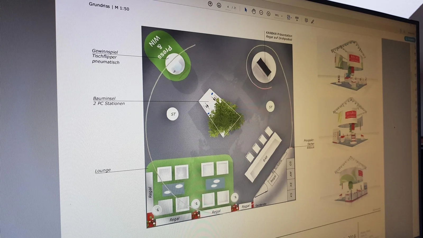 Regro &middot; Messestand &ndash; Ansicht 2